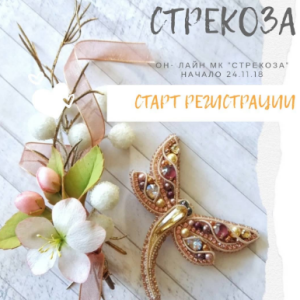 Брошь Стрекоза (Александра Рупека)